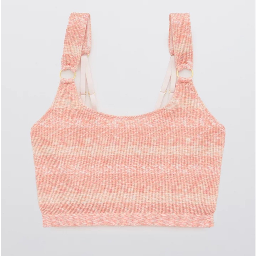 aerie seamless ring longline lined bralette